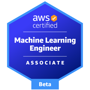 AWS Certified Machine Learning Engineer - Associate lencana beta