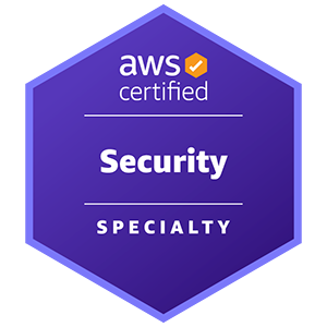 Lencana AWS Certified Security - Specialty