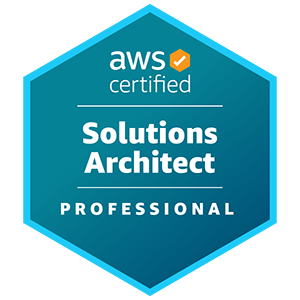 شارة AWS Certified Solutions Architect - Professional