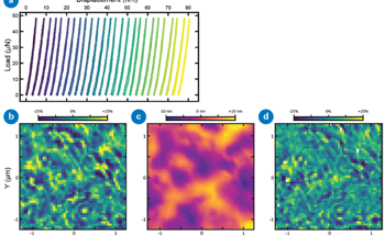 How to Reveal Elastic Microstructures in a Monolithic Glass