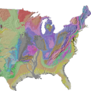 National geologic map of the U.S.