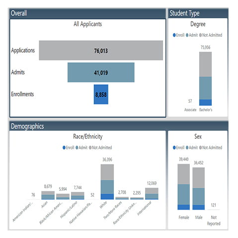 Student Enrollment Dashboard Image