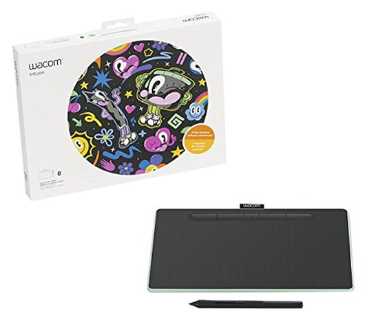 Wacom Intuos Medium, Bluetooth, Pistachio (CTL6100WLE0)