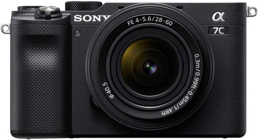 Sony Alpha 7C Full-frame Compact Mirrorless Camera with 28-60mm Lens - Black