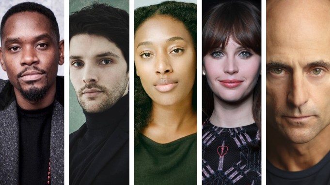 Aml Ameen, Colin Morgan, Sophia Brown, Felicity Jones, Mark Strong