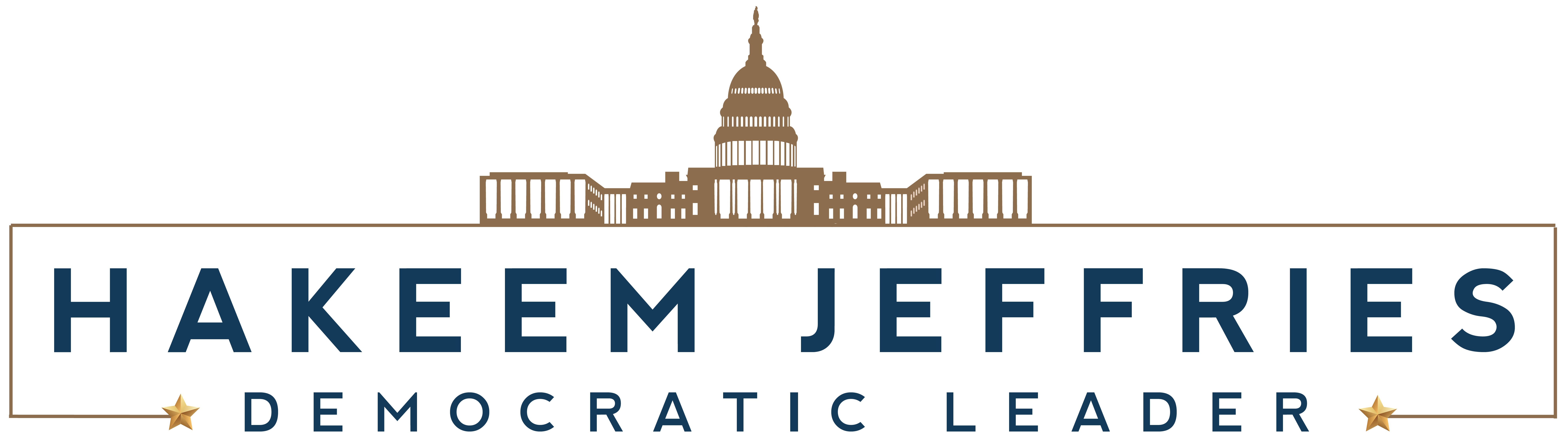 Democratic Leader Hakeem Jeffries logo