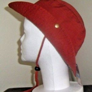 Vintage Beach Bucket Adjustable Chin Strap Hat