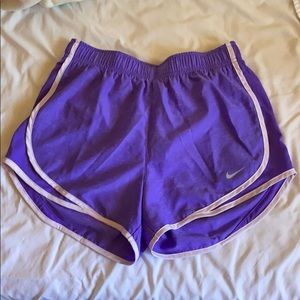 Small Purple Nike shorts