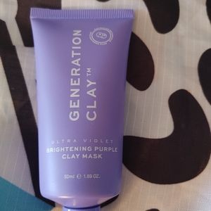 Generation clay brightening purple mask.