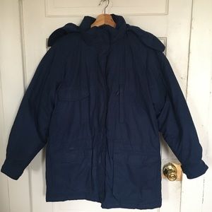 Eddie Bauer navy puffer