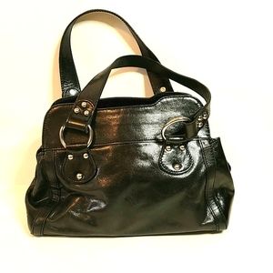 MAXXIMUM Black Leather Purse