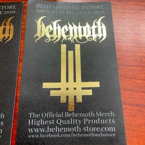 🇵🇱🎶Behemoth webstore stickers