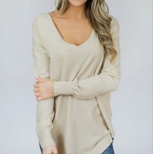 Criss cross back long sleeves