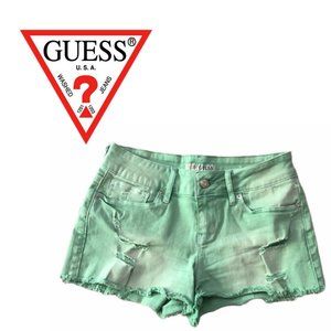 Guess Distressed Jean Shorts - Size 30