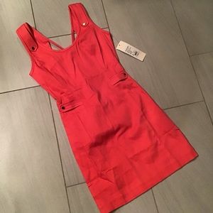 Coral Pink Shift Dress