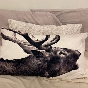 Reindeer soft pillow case