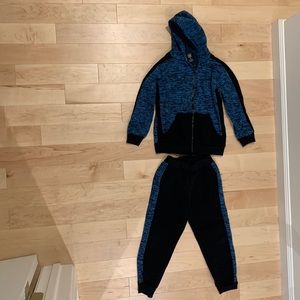 Jamplay brand zip up hoodie sweatshirt and sweatpants set-size 5