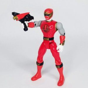 2002 Bandai Power Rangers Ninja Storm Red Ranger 6" Action Figure