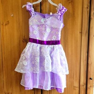 GUC Girls Lavender Princess Costume Dress with Sparkles Size 4-6