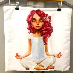 Yoga Girl Pillow Case