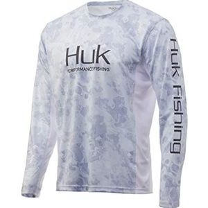 Huk Icon X Camo Long Sleeve Shirt Kenai Fishing Medium NWT!!