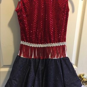 Patriotic Girls Dance costume by Dansco.