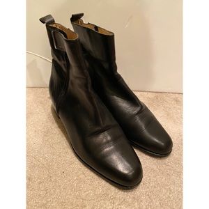 EUC linea Rosa black leather boots - size 37