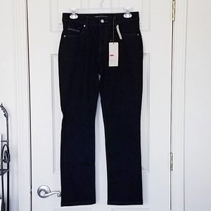 Levi's Mid Rise Skinny Jeans Black Size 6 Short