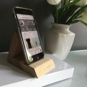 Handmade Wood Phone Stand