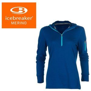 Icebreaker Terra Long Sleeve Hoodie - X-Small
