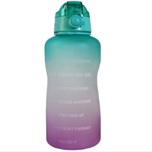 Giotto Gallon 128 oz Motivational Water Bottle Jug Hydration Container