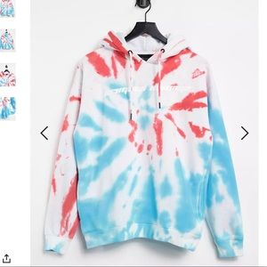 CRIMINAL DAMAGE tie dye hoodie size medium