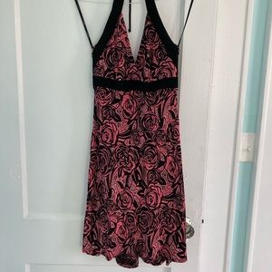 Bebe Floral Halter Dress size M