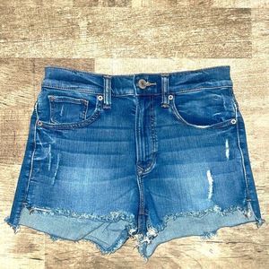 Womens Express Denim Shorts Size 4