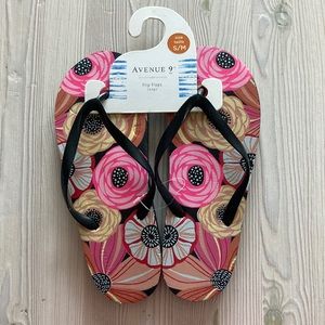 Floral Flip Flops