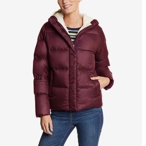 NWT Eddie Bauer Stratuslite Sherpa Coat