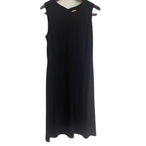 Pure collection sleeveless black dress size 12