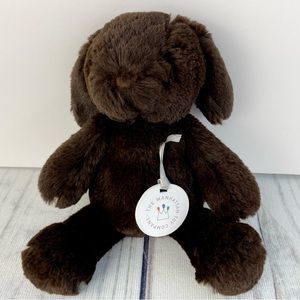 Manhattan Toy Company rabbit plush, chocolate brown Fritz Bunny Small with tags