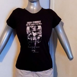 A Ziggy Stardust and the spiders from Mars t-shirt