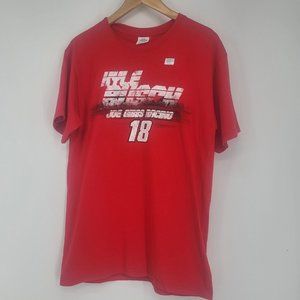 Chase Authentics Kyle Busch M&M NASCAR T-Shirt Red Men's Size Medium