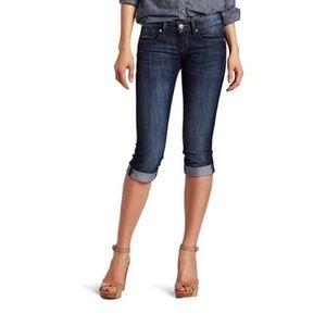 Mavi Mid-rise Denim Capris