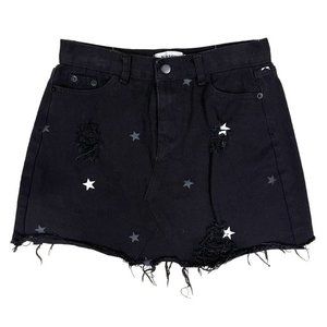 Kaycee Womens Shorts Black Printed w white stars‎ Size Small .like new condition