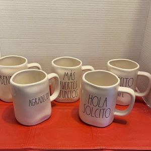 RAE DUNN MUGS ( Bundle 5)