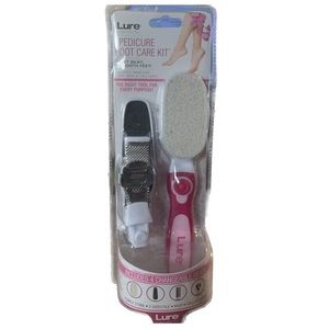 Lure 4 Piece Foot Care Kit with Detachable Handle