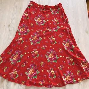 & Other Stories Floral Skirt size 6