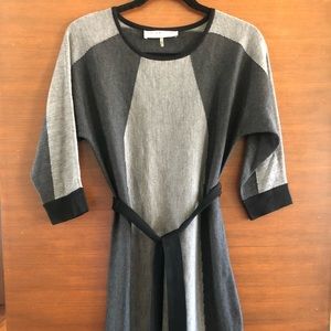 Trina Turk, Merino wool colour block sweater dress