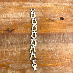 Vintage Sperry Silver Tone U Bracelet