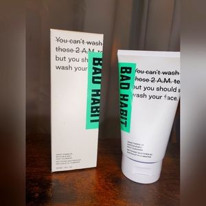 (3•for•30)  BAD HABITWake Things Up Matcha and Mint daily cleanser 150ml BNIB