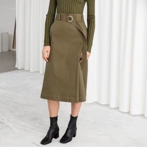 & OTHER STORIES
Belted A-Line Midi Skirt