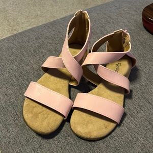 Pink straps sandal - new without tags